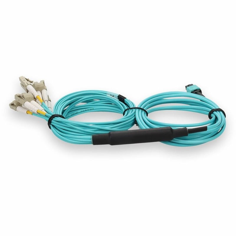 ADDON 3M MPO/UPC TO 6XLC DUPLEX (12XLC)/UPC AQUA OM4 ARMORED OFNP (PLENUM-RATED) - Thumbnail 4