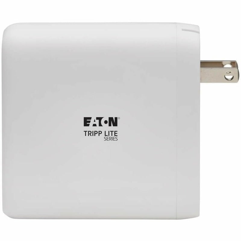 Tripp Lite by Eaton 4-Port Compact USB Wall Charger - GaN Technology 100W PD Charging 2 USB-C & 2 USB-A White - Thumbnail 3