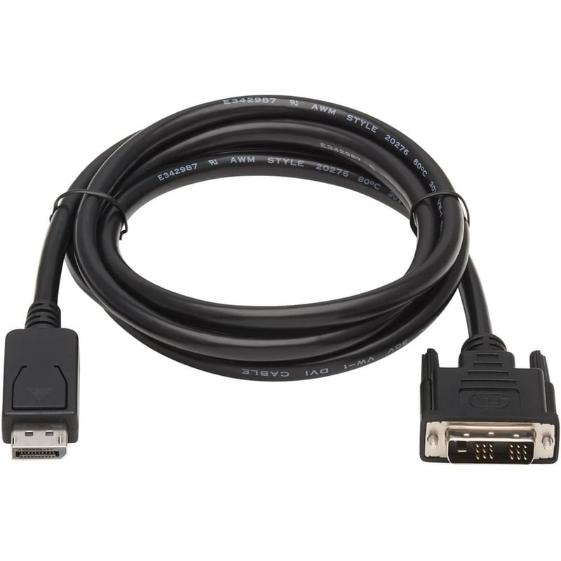 Eaton Tripp Lite Series DisplayPort to DVI Adapter Cable (DP with Latches to DVI-D Single Link M/M), 6 ft. (1.8 m) - Thumbnail 2