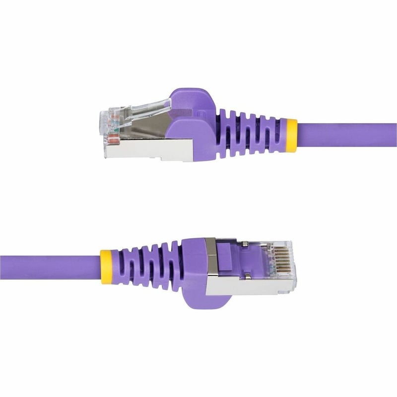 CAT6A ETHERNET CABLE - PURPLE 10GBE S/FTP LSZH 100W POE - Thumbnail 3