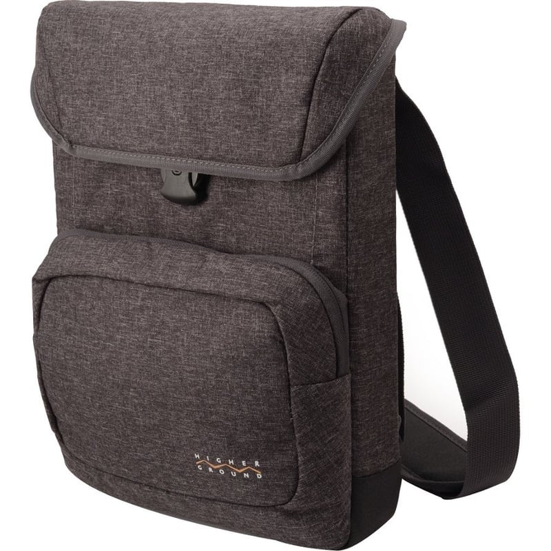 Higher Ground Vert 3.1 Carrying Case (Messenger) for 15" Apple iPad Chromebook, Notebook, ... - Gray - Thumbnail 1