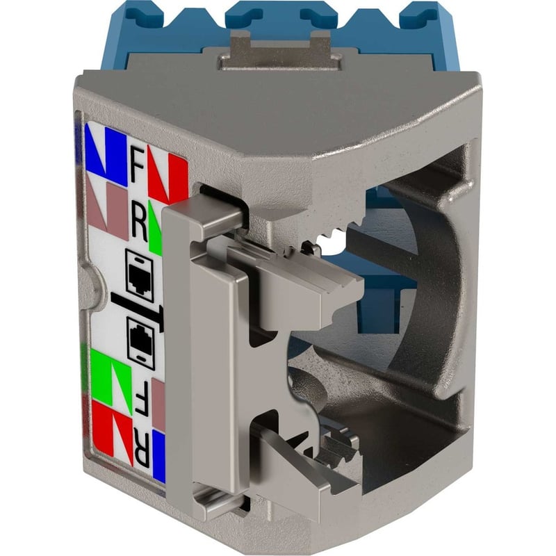 PanNet 45° Angled Wire Cap for Cat 6A Shielded TG Jack - Thumbnail 2