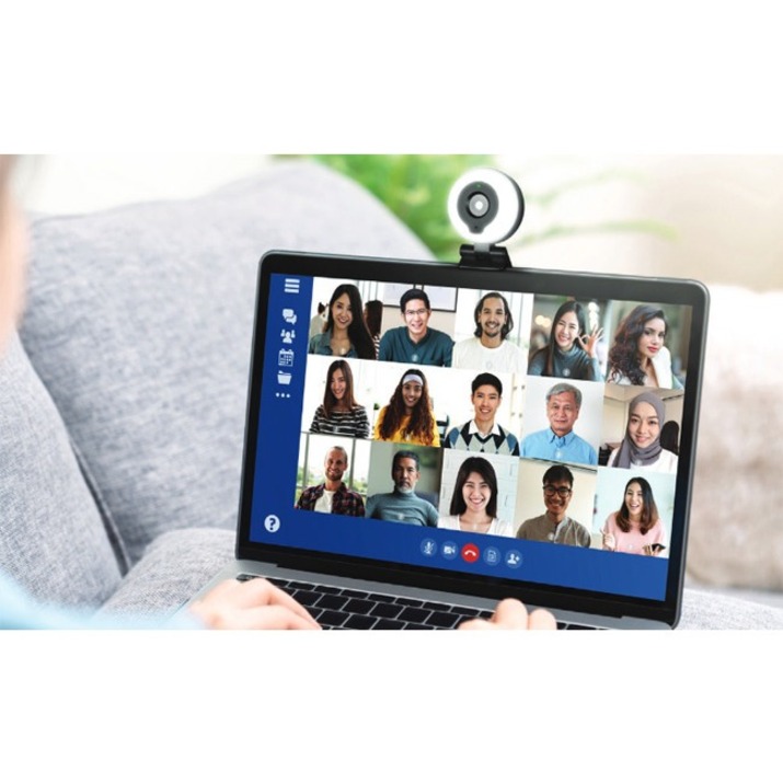 Aluratek AWCL2KFR Webcam - 5 Megapixel - 30 fps - USB 2.0 Type A - Thumbnail 4