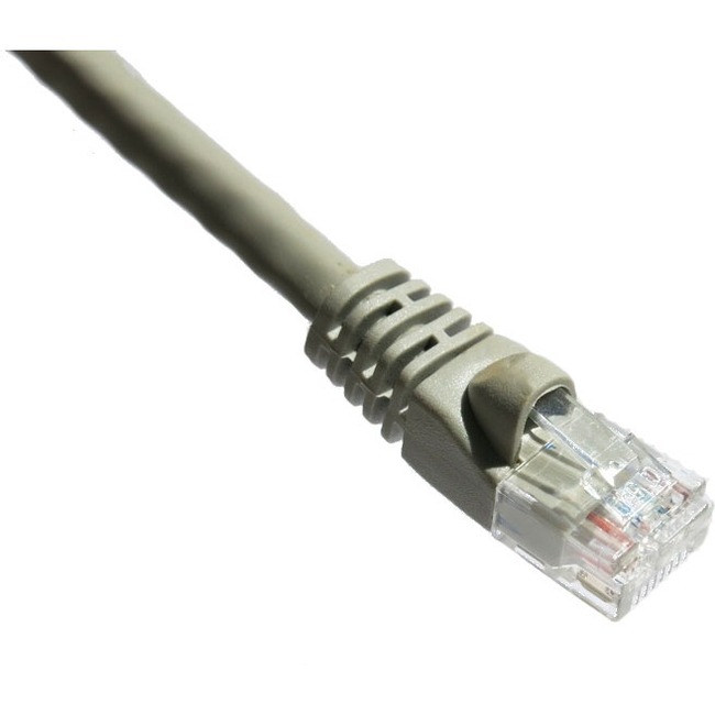Axiom 10FT CAT5E 350mhz Patch Cable Molded Boot (Gray) - Thumbnail 1