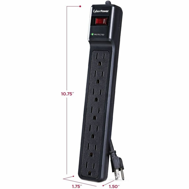 CyberPower CSB7012 Essential 7 - Outlet Surge with 1500 J - Thumbnail 3