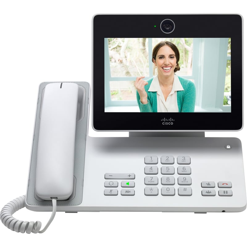 Cisco DX650 IP Phone - Refurbished - Desktop, Wall Mountable - White - Thumbnail 1