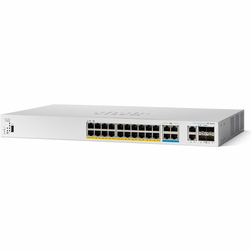 CBS350MANAGED4-PORT2.5GE20-PORTGEPOE4X10GSFP+ REMANUFACTURED - Thumbnail 2