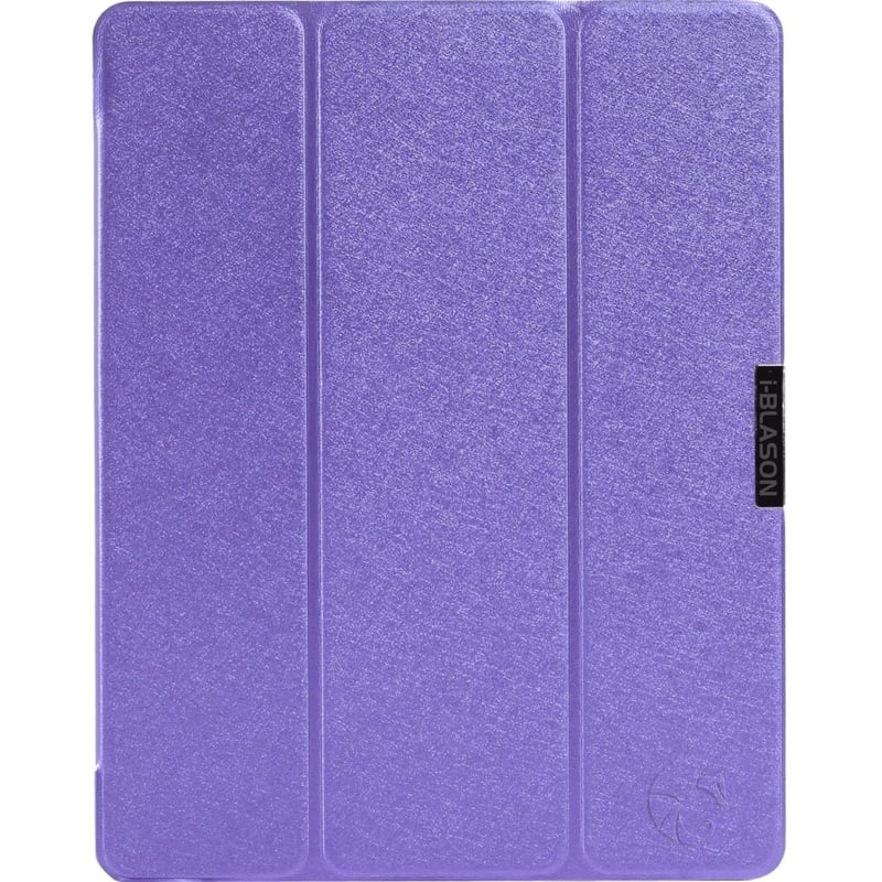 I-BLASON APPLE IPAD AIR I-FOLIO SMART COVER SLIM HARD SHELL STAND CASE - PURPLE - Thumbnail 1