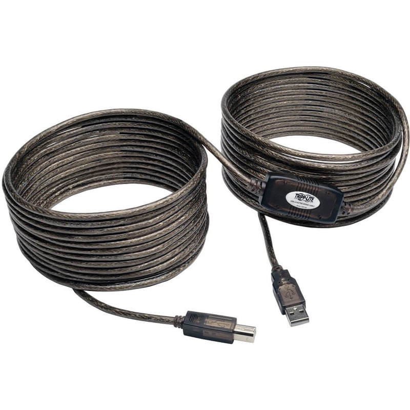 Tripp Lite by Eaton 36ft USB 2.0 Hi-Speed A/B Active Repeater Cable Male/Male 36' - Thumbnail 1