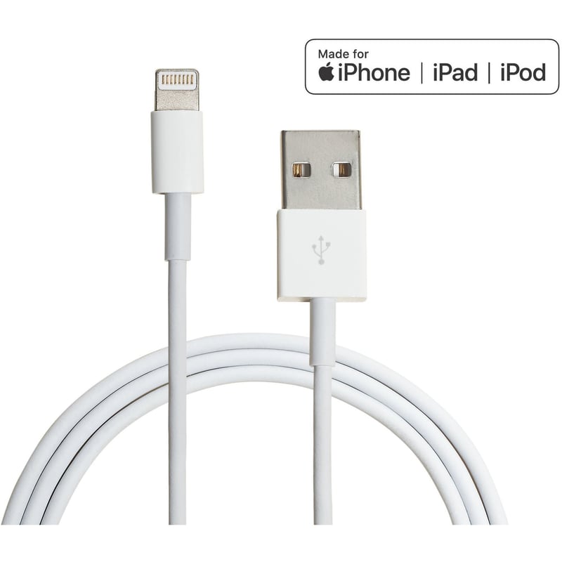 4XEM 10FT 3M charging data and sync Cable For Apple iPhone 5 5s 6 6s 6plus 7 7plus - MFi Certified - Thumbnail 1