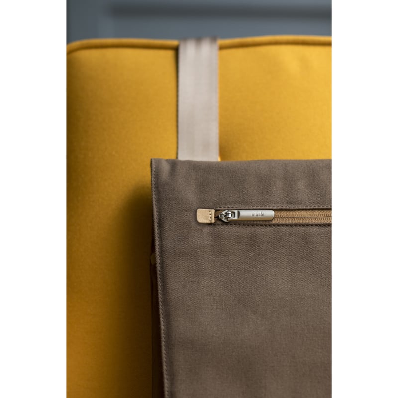 Moshi Aerio Lite Carrying Case (Messenger) for 12" Apple iPad - Cocoa Brown - Thumbnail 3