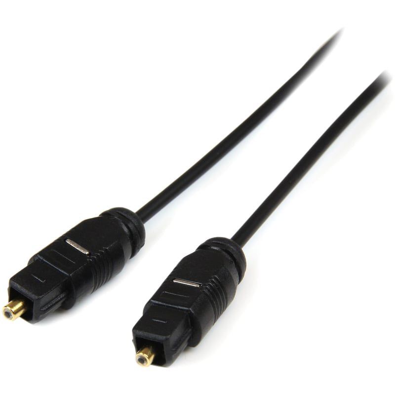 StarTech.com 3 ft Toslink SPDIF Optical Digital Audio Cable - Thumbnail 1