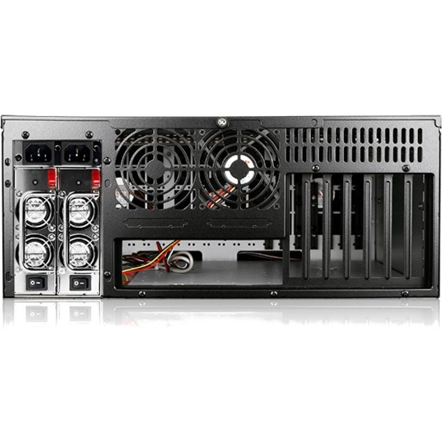 iStarUSA 4U High Performance Rackmount Chassis with 550W Redundant Power Supply - Thumbnail 4