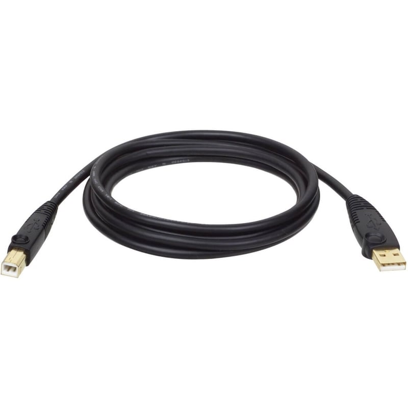 15FT USB HIGH SPEED CABLE M/M USB 2.0 24/28 AWG USB-A TO USB-B