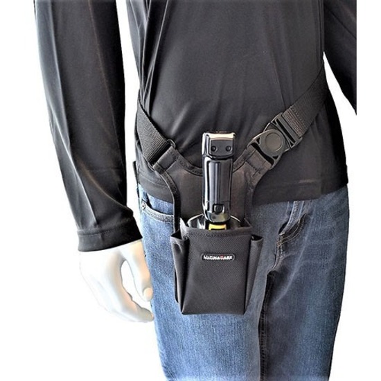 Agora Edge Carrying Case (Holster) Zebra Handheld Terminal - Black - Thumbnail 2