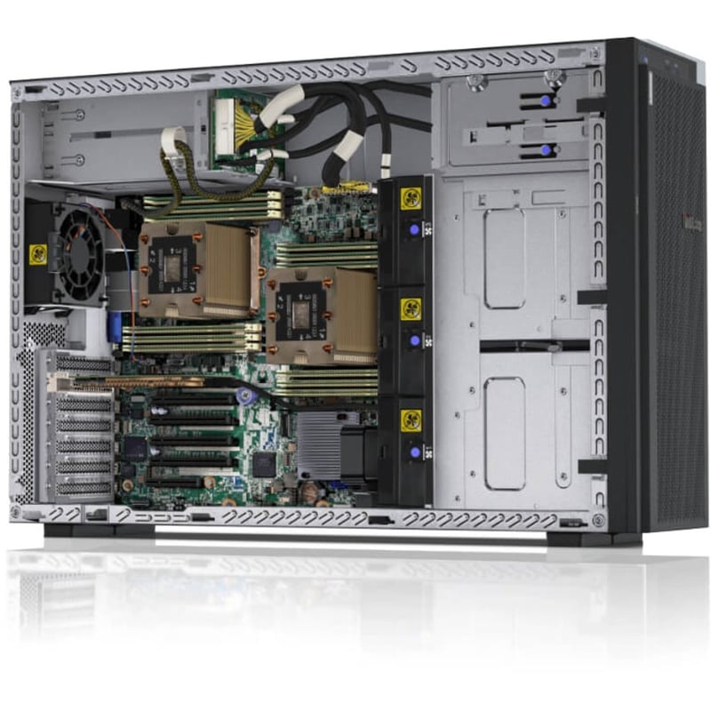 Lenovo ThinkSystem ST550 7X10A028NA 4U Tower Server - 1 Xeon Silver 4110 2.10 GHz - 16 GB RAM - 12Gb/s SAS, Serial ATA Controller - Thumbnail 3
