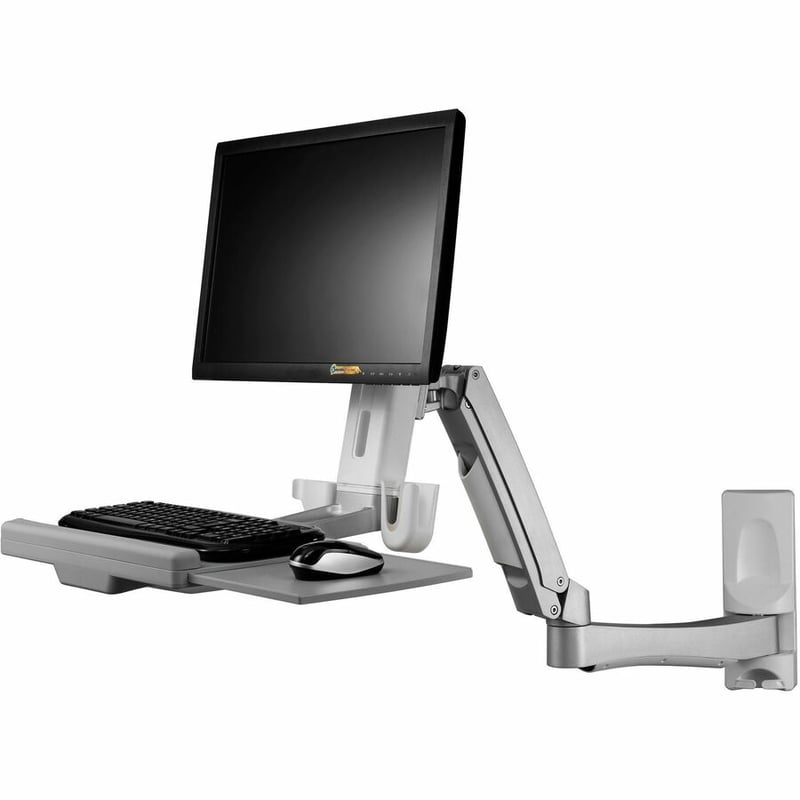 ARTICULATING LONG WALL ARM WORKSTATION (BLACK) - Thumbnail 2