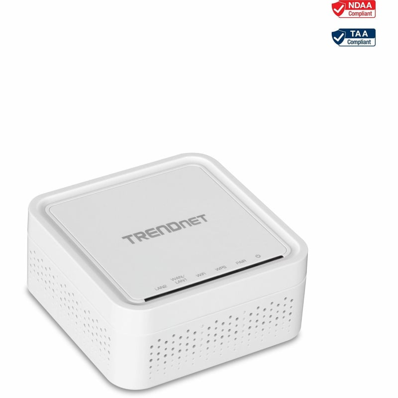 TRENDnet AC1200 WiFi EasyMesh Remote Node, App-Based Setup Utility, Seamless WiFi Roaming, Beamforming,Supports 2.4GHz and 5GHz Devices, TEW-832MDR, White - Thumbnail 1