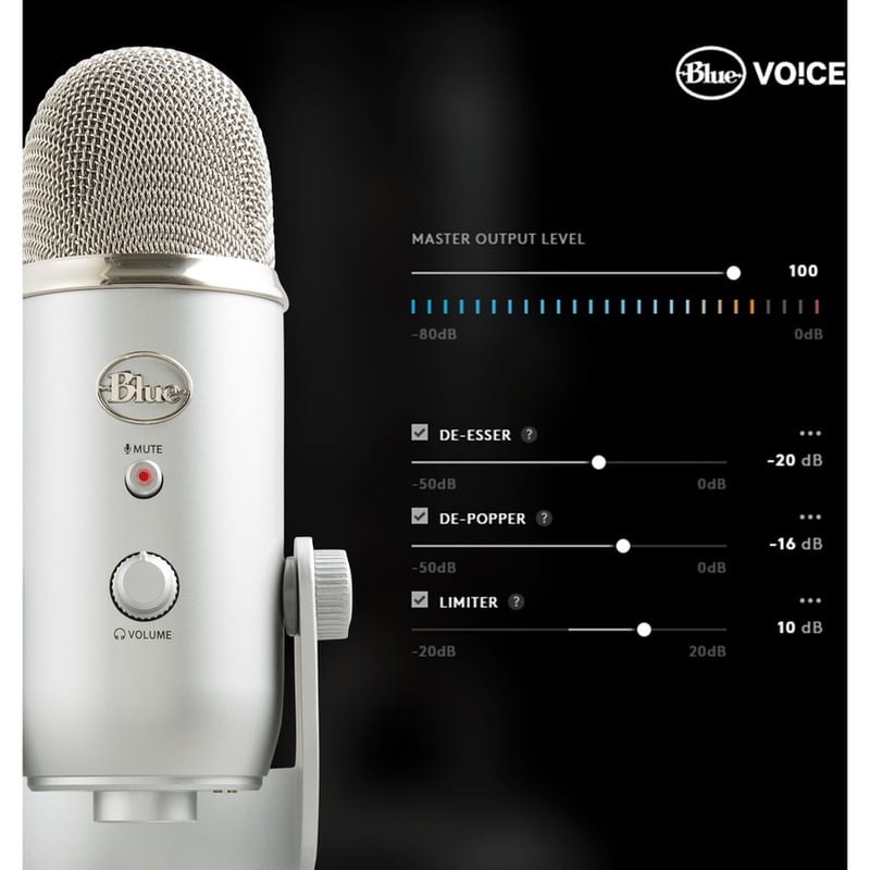 Blue Yeti Wired Condenser Microphone - Thumbnail 4