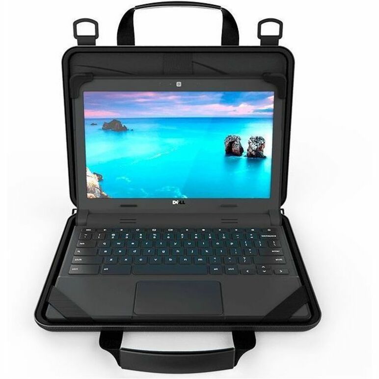 13-14" Always-on EVA Chromebook Case w/ Shoulder Strap - Thumbnail 2