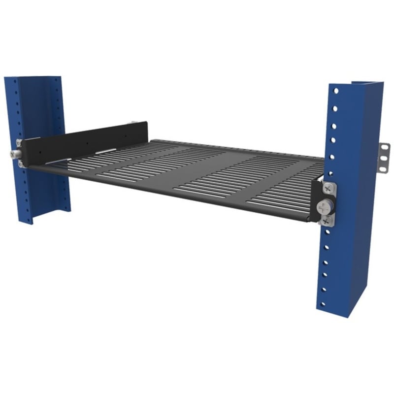 Rack Solutions 1U Sliding 2Post Cantilever Shelf 10in Depth - Thumbnail 4