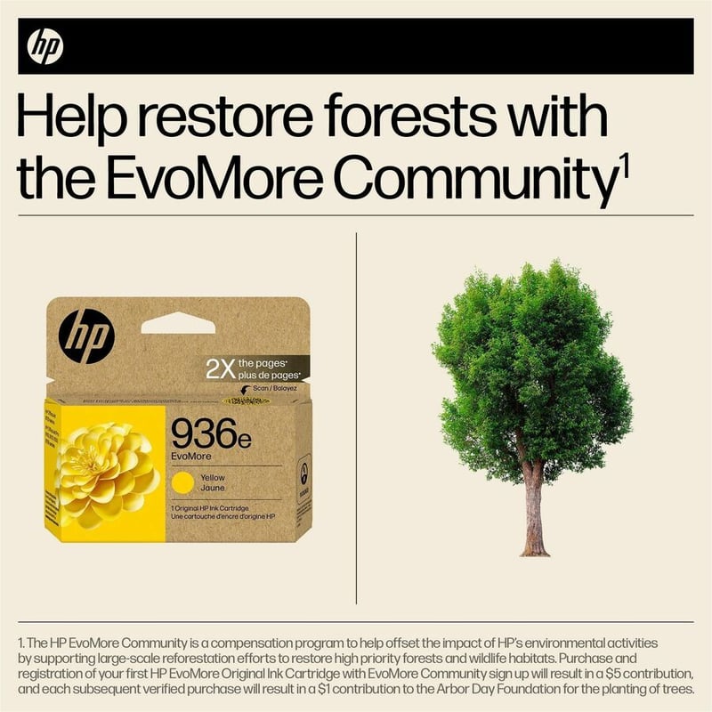 936E EVOMORE YELLOW ORIGINAL INK CARTRIDGE - Thumbnail 5