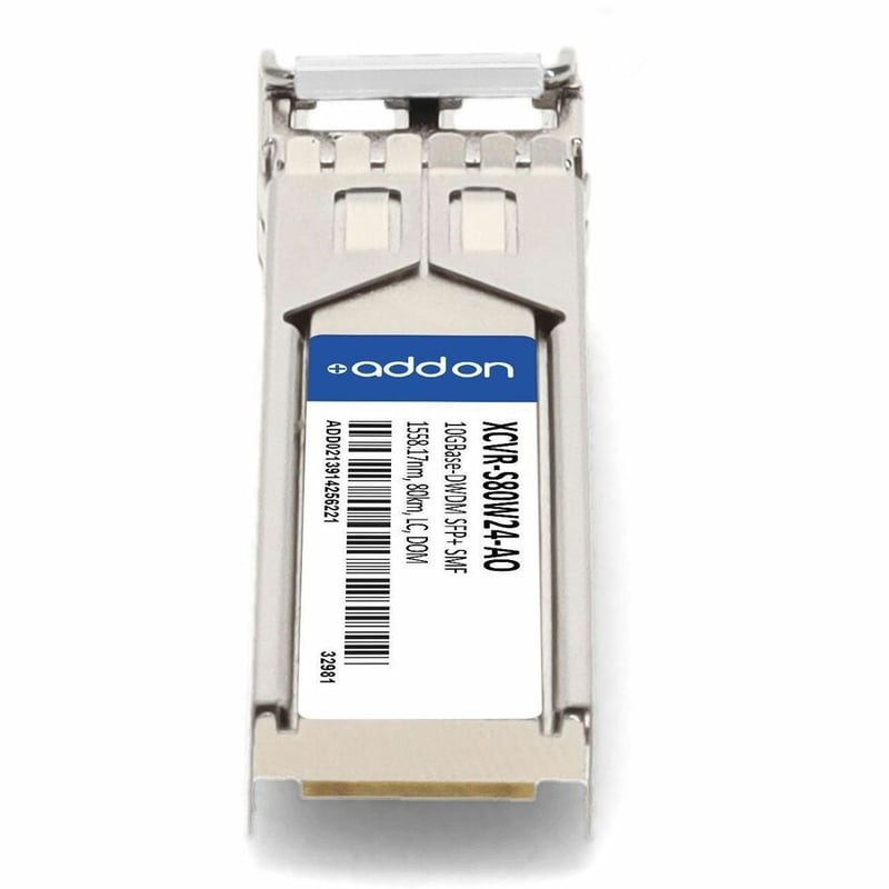 AddOn Ciena® XCVR-S80W24 Compatible TAA 10GBase-DWDM SFP+ Transceiver C-Band 100GHz (SMF, 1558.17nm, 80km, LC, DOM, -40 to 85C) - Thumbnail 4