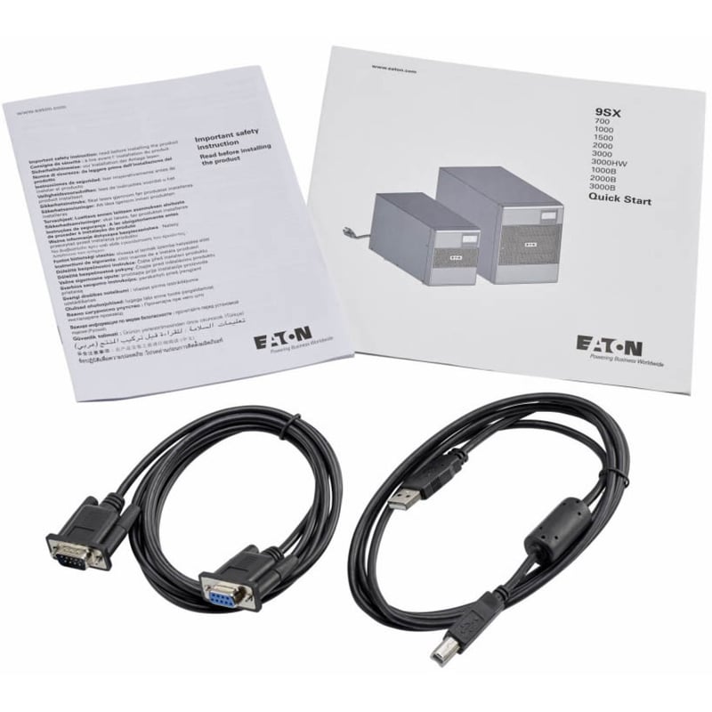 Eaton 9SX 3000VA 2700W 208V Online Double-Conversion UPS - 8 C13, 1 C19 Outlets, Cybersecure Network Card Option, Extended Run, Tower - Thumbnail 2