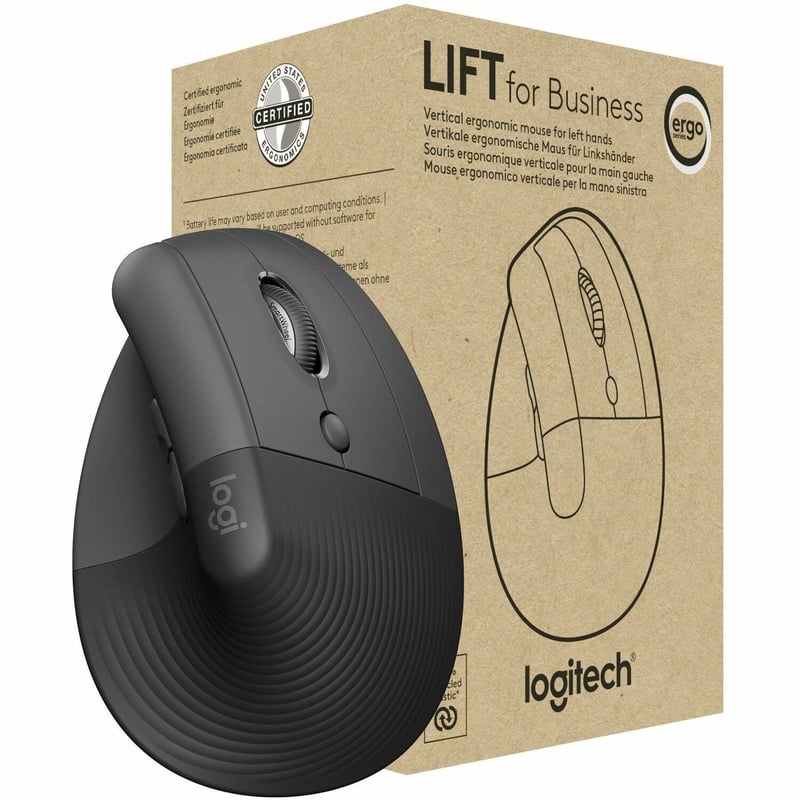 Logitech Lift Ergo Mouse - Thumbnail 1