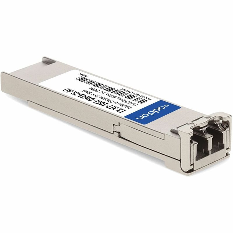 AddOn Juniper Networks&reg; EX-XFP-10GE-DW43-ZR Compatible TAA 10GBase-DWDM XFP Transceiver 100GHz (SMF, 1542.94nm, 80km, LC, DOM)