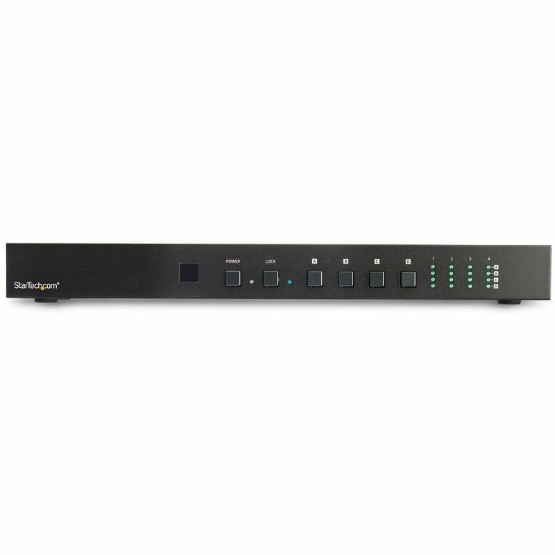 StarTech.com 4x4 HDMI Matrix Switch with Audio and Ethernet Control - 4K 60Hz - HDMI Switcher Box - Rack Mountable - With Remote Ethernet & RS232 Control - Thumbnail 2