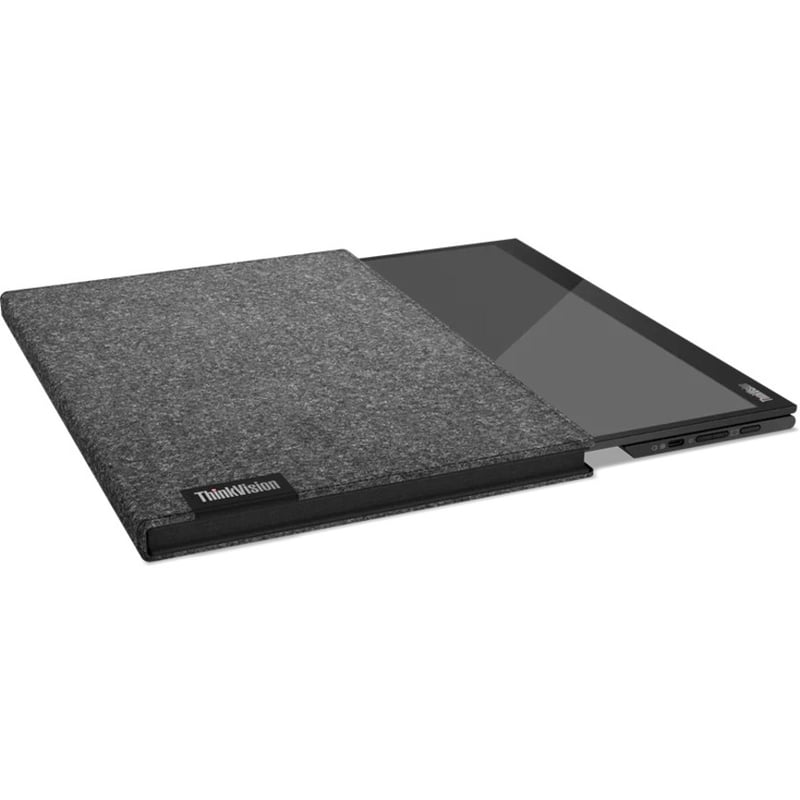 Lenovo ThinkVision M14d 14" Class LCD Monitor - 16:10 - Raven Black - Thumbnail 4