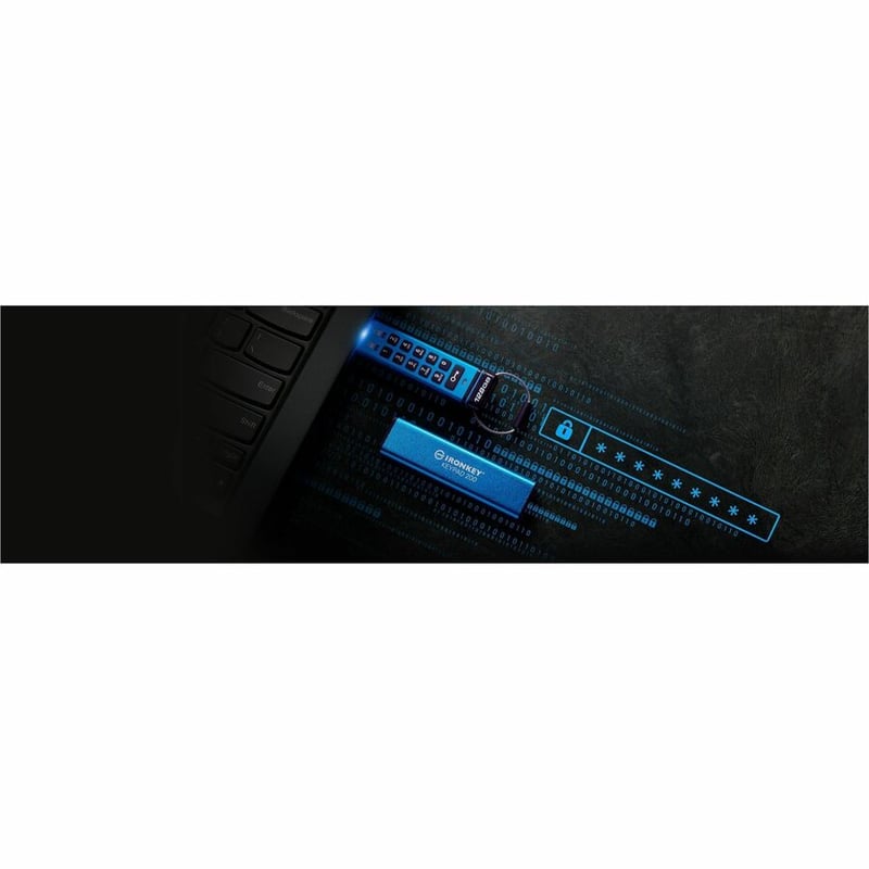 IronKey Keypad 200 128GB USB 3.2 (Gen 1) Type C Flash Drive - Thumbnail 5