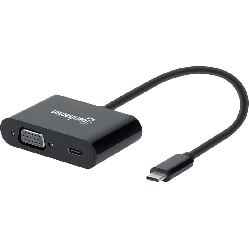 USB-C TO VGA CONVERTER WITH PD PORT - Thumbnail 1