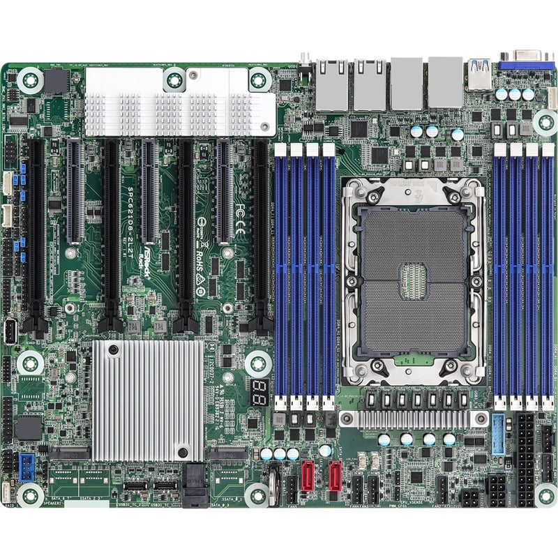 ASROCK RACK SPC621D8 ATX SERVER MOTHERBOARD SINGLE SOCKET P+ (LGA 4189) 3RD GEN - Thumbnail 1