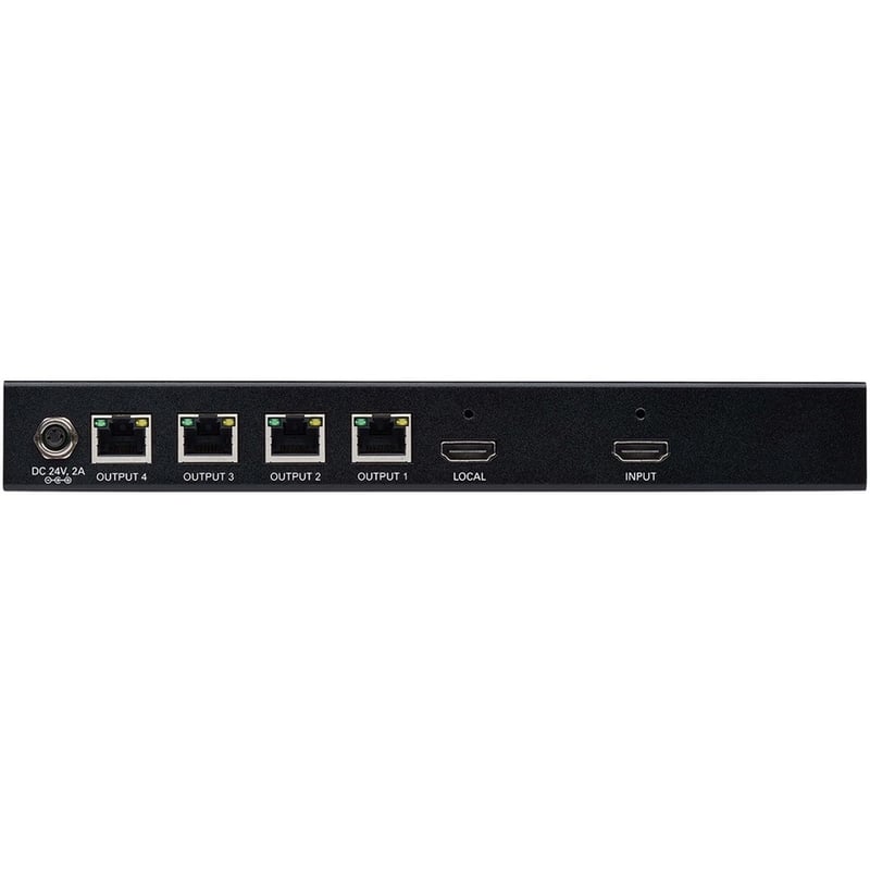 Eaton Tripp Lite Series 4-Port HDMI over Cat6 Splitter/Extender, 4K 60 Hz, HDR, PoC, Multi-Resolution Support, 125 ft., TAA - Thumbnail 2
