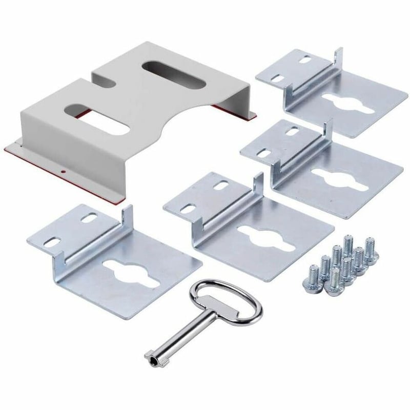 Tripp Lite by Eaton SmartRack Outdoor Industrial Enclosure with Lock - NEMA 4, Surface Mount, Metal Construction, 14 x 14 x 6 in., Gray - Thumbnail 3