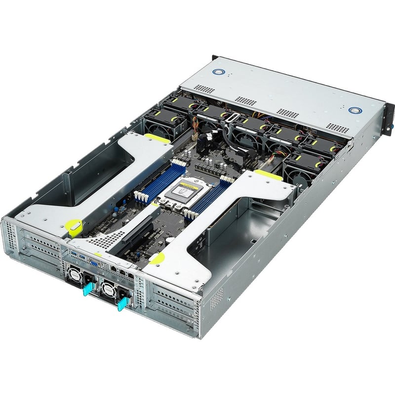 Asus ESC4000A-E10 Barebone System - 2U Rack-mountable - Socket SP3 - 1 x Processor Support - Thumbnail 3