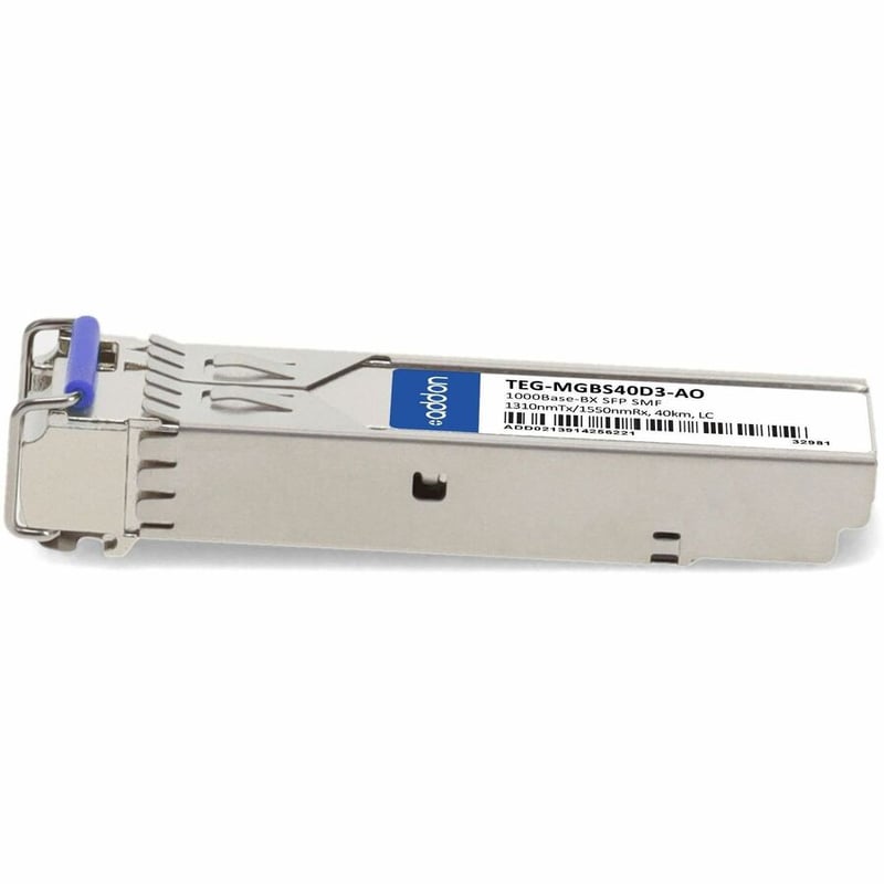 AddOn TRENDnet® TEG-MGBS40D3 Compatible TAA Compliant 1000Base-BX SFP Transceiver (SMF, 1310nmTx/1550nmRx, 40km, LC) - Thumbnail 2