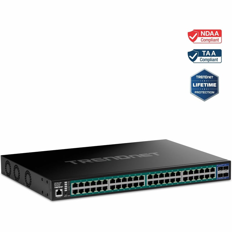 TRENDnet Web Smart TPE-3524SF Ethernet Switch - Thumbnail 1
