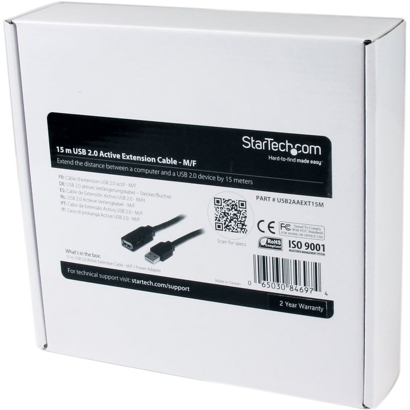 StarTech.com 15m USB 2.0 Active Extension Cable - M/F - Thumbnail 4