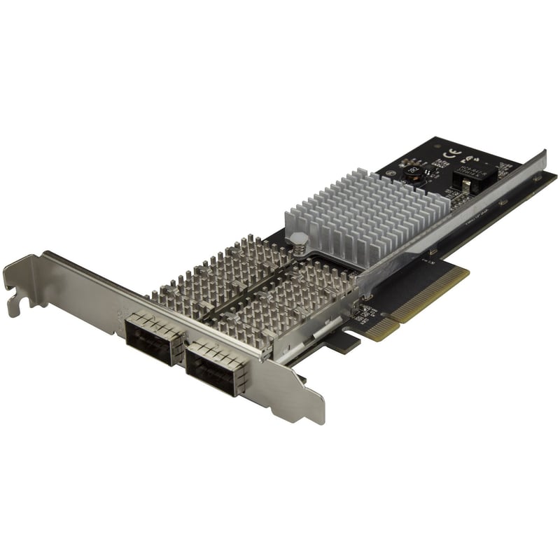 StarTech.com Dual Port 40G QSFP+ Network Card - Intel XL710 Open QSFP+ Converged Adapter PCIe 40 Gigabit Fiber Ethernet Server 40GbE NIC - Thumbnail 1