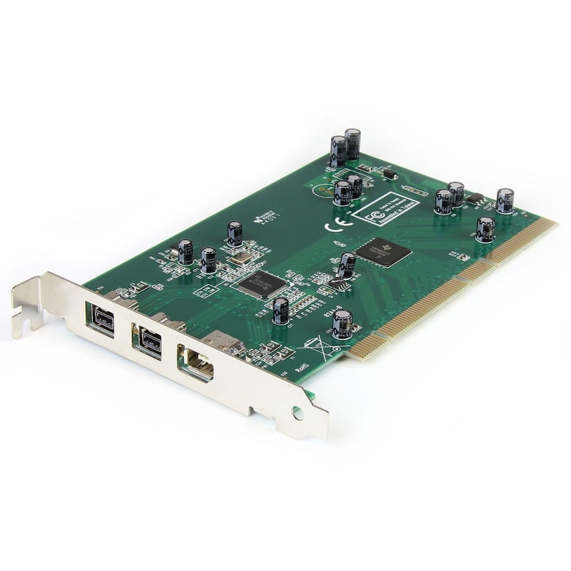 StarTech.com 3 Port 2b 1a PCI 1394b FireWire Adapter Card with DV Editing Kit - Thumbnail 1