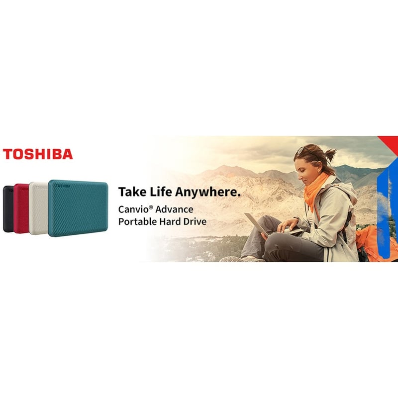 TOSHIBA CANVIO ADVANCE - 2TB - BLACK - Thumbnail 3