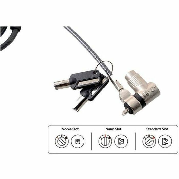 CODi Universal 3-in-1 Key Cable Lock - Thumbnail 2