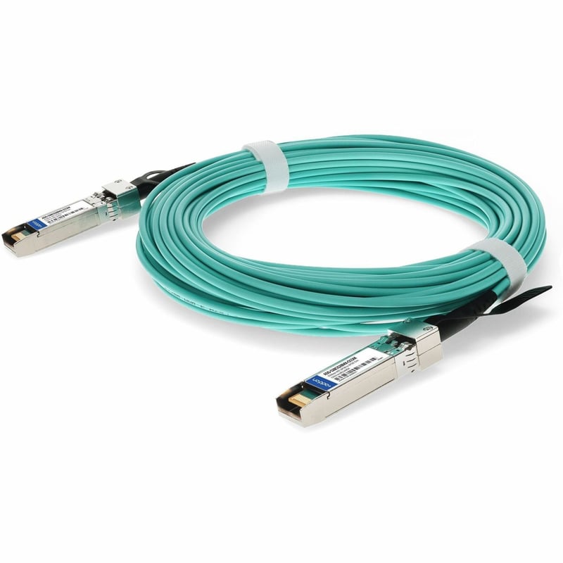 AddOn Cisco® SFP-25G-AOC15M to Mellanox® MMA2P00-AS Compatible TAA Compliant 25GBase-AOC SFP28 to SFP28 Active Optical Cable (850nm, MMF, 15m) - Thumbnail 1