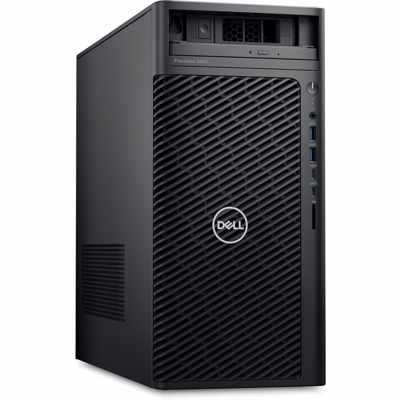 Dell Precision 3000 3680 Workstation - Core i5 14th Gen i5-14500 - vPro Technology - 16 GB - 512 GB SSD - Tower - Black - Thumbnail 2