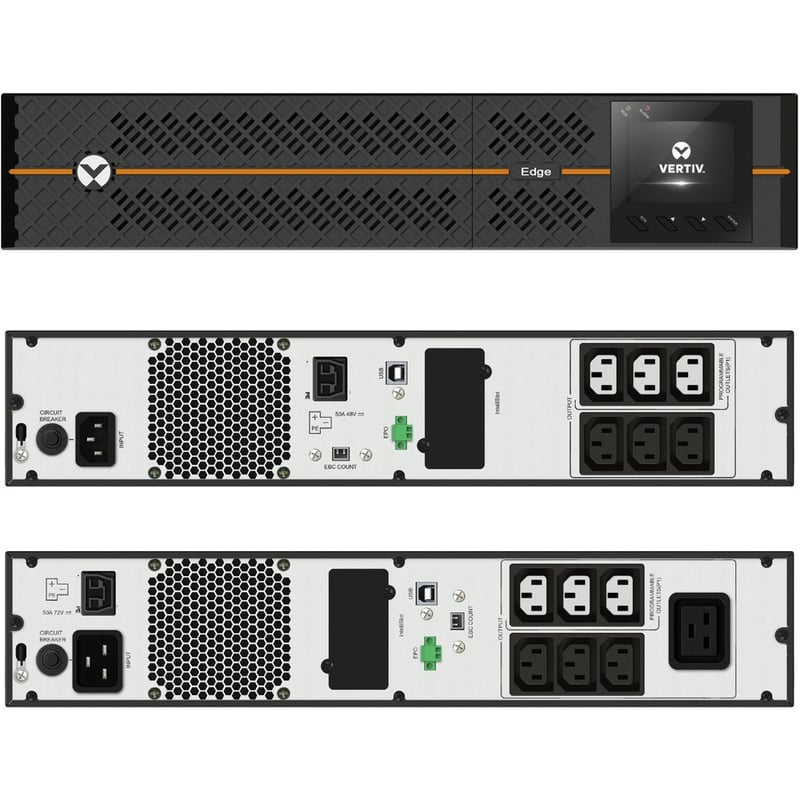 Vertiv Edge UPS 2200VA 1980W 230V 2U Line Interactive AVR Tower/Rack Mount - Thumbnail 2