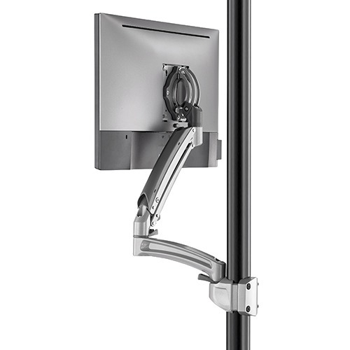 Chief Kontour K1P120SXRH Pole Mount for Monitor, All-in-One Computer - Silver - TAA Compliant