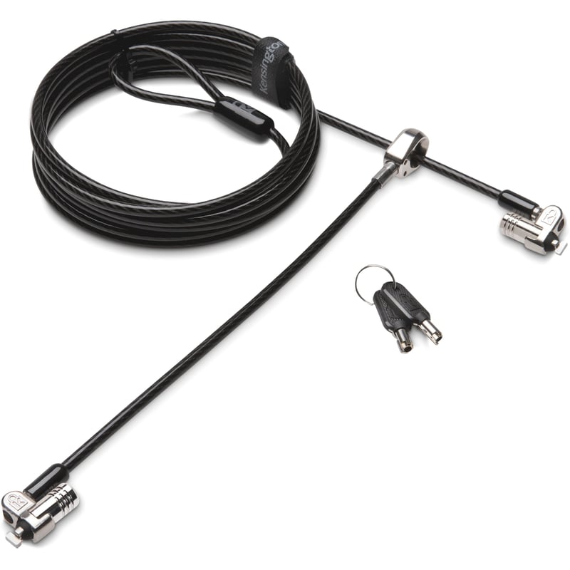 Kensington MicroSaver 2.0 Keyed Twin Laptop Lock - Thumbnail 1